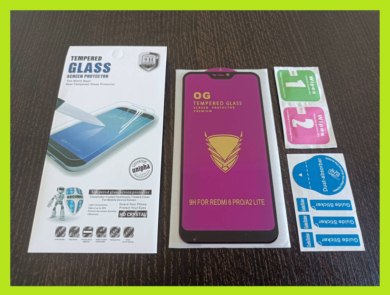 

Защитное стекло OG FullGlue премиум Xiaomi Mi A2 Lite \ Redmi 6 Pro Black, Черный