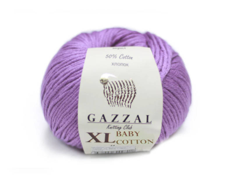 

Gazzal Baby Cotton XL, фиолетовый №3414