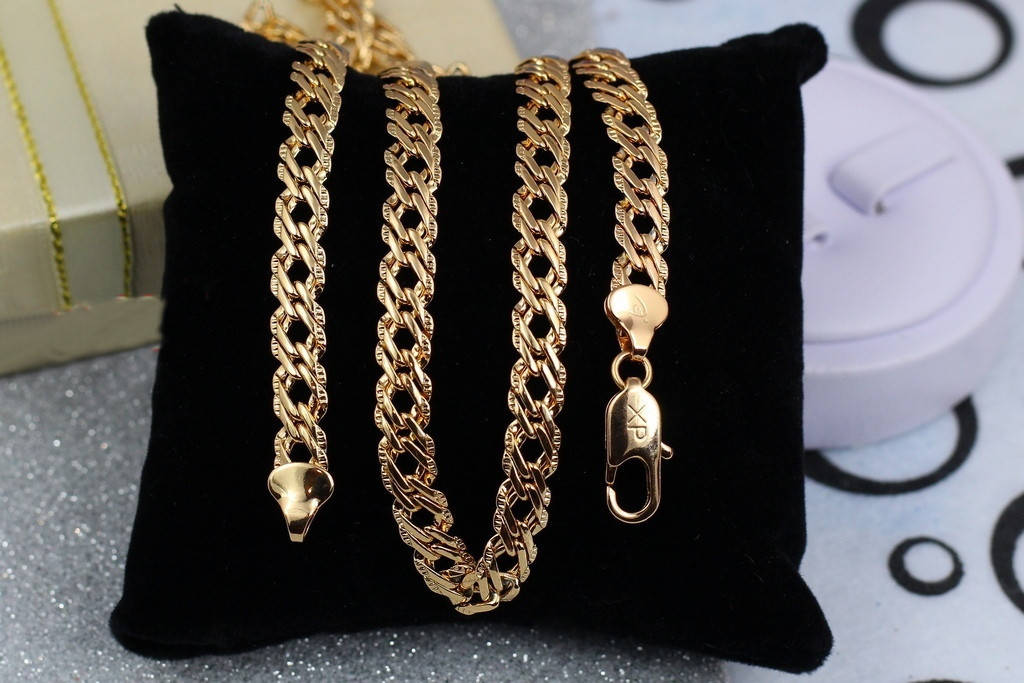 

Цепь Xuping Jewelry ромб с огранкой 45 см 6 мм золотистая