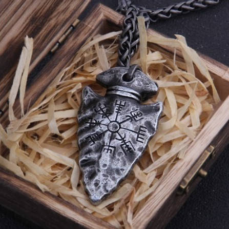 

Мужская цепочка подвеска викингов кулон амулет Vikings