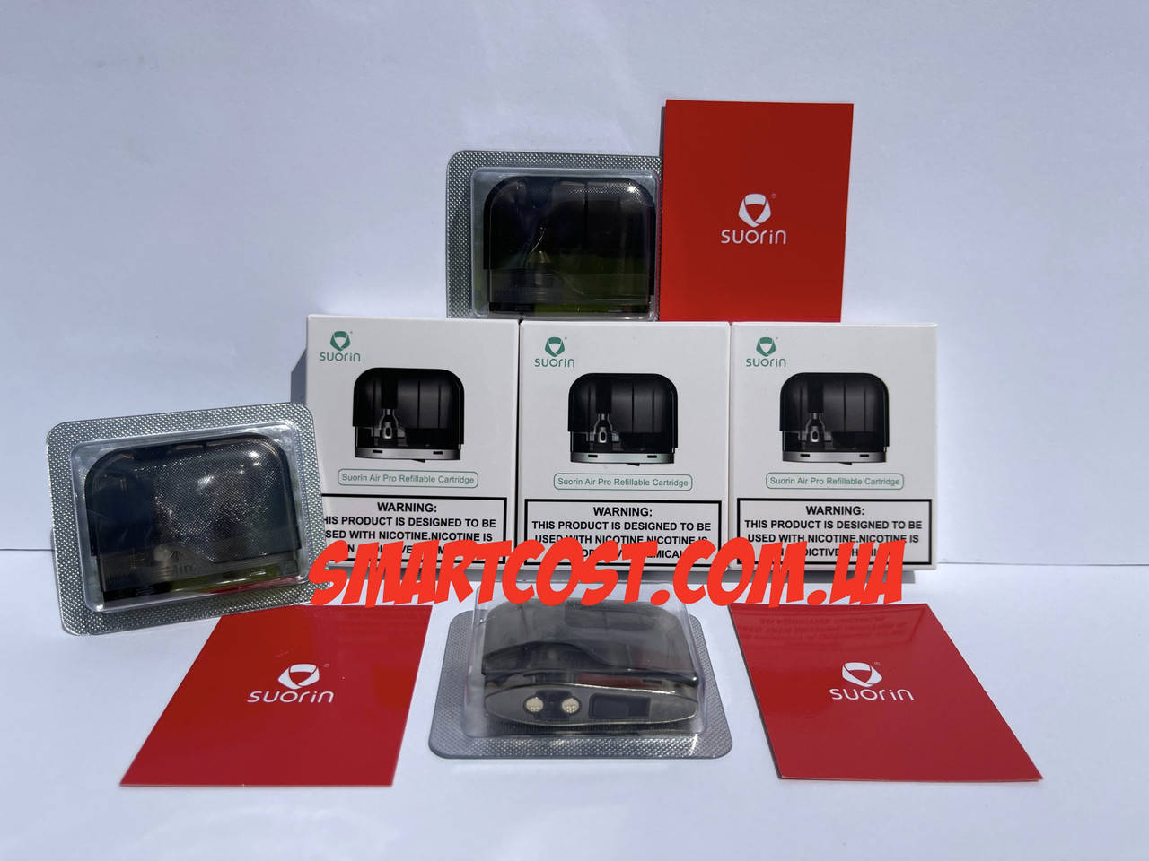 

Картридж Suorin Air Pro 4.9ml Original Coil (1 Ом) Сменный испаритель для электронной сигареты