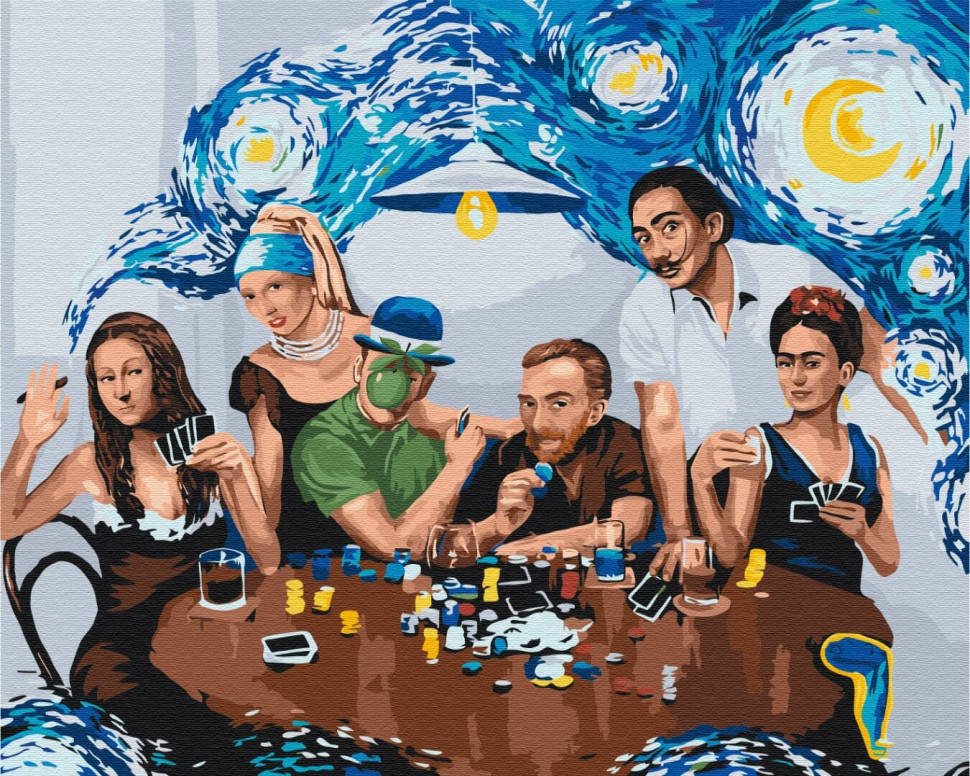 

Картина по номерам Друзья-шедевры 40х50