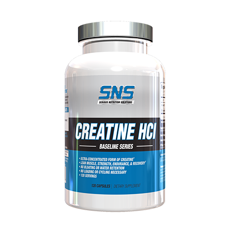 

SNS Creatine HCl (120 капс., 120 порций), креатин гидрохлорид