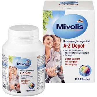 

Витамины - Mivolis A-Z Depot / 100 tabs