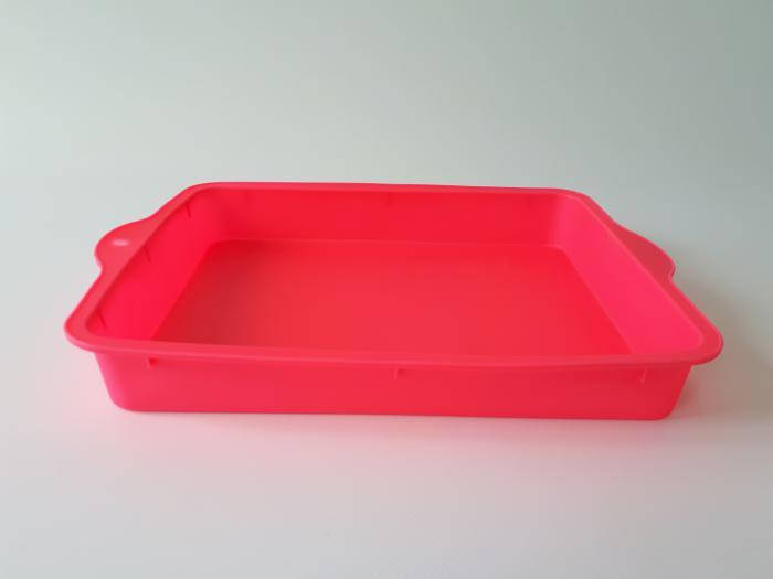 

Силиконовый противень коврик для выпечки прямоугольный с бортиком 30 * 22 cm H 4 cm