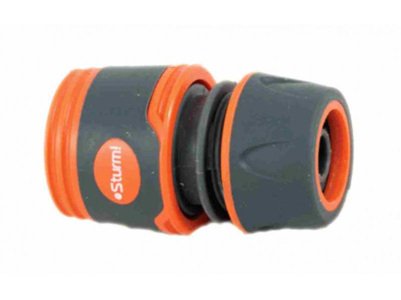 

Соединитель для шланга 3/4” двухкомпонентный Sturm 3015-08-3/4P