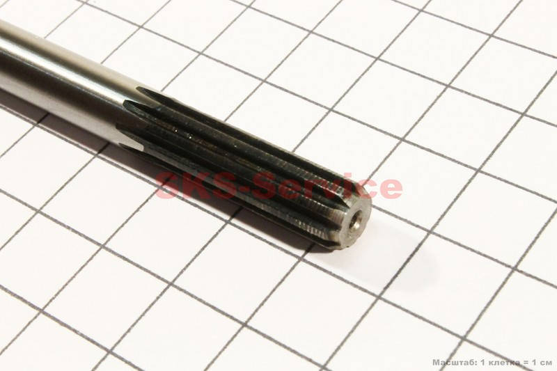 

Вал приводной (шток, штанга) Ø8мм 9шлицов L=1530мм, от 20шт - 10% для мотокос и триммеров