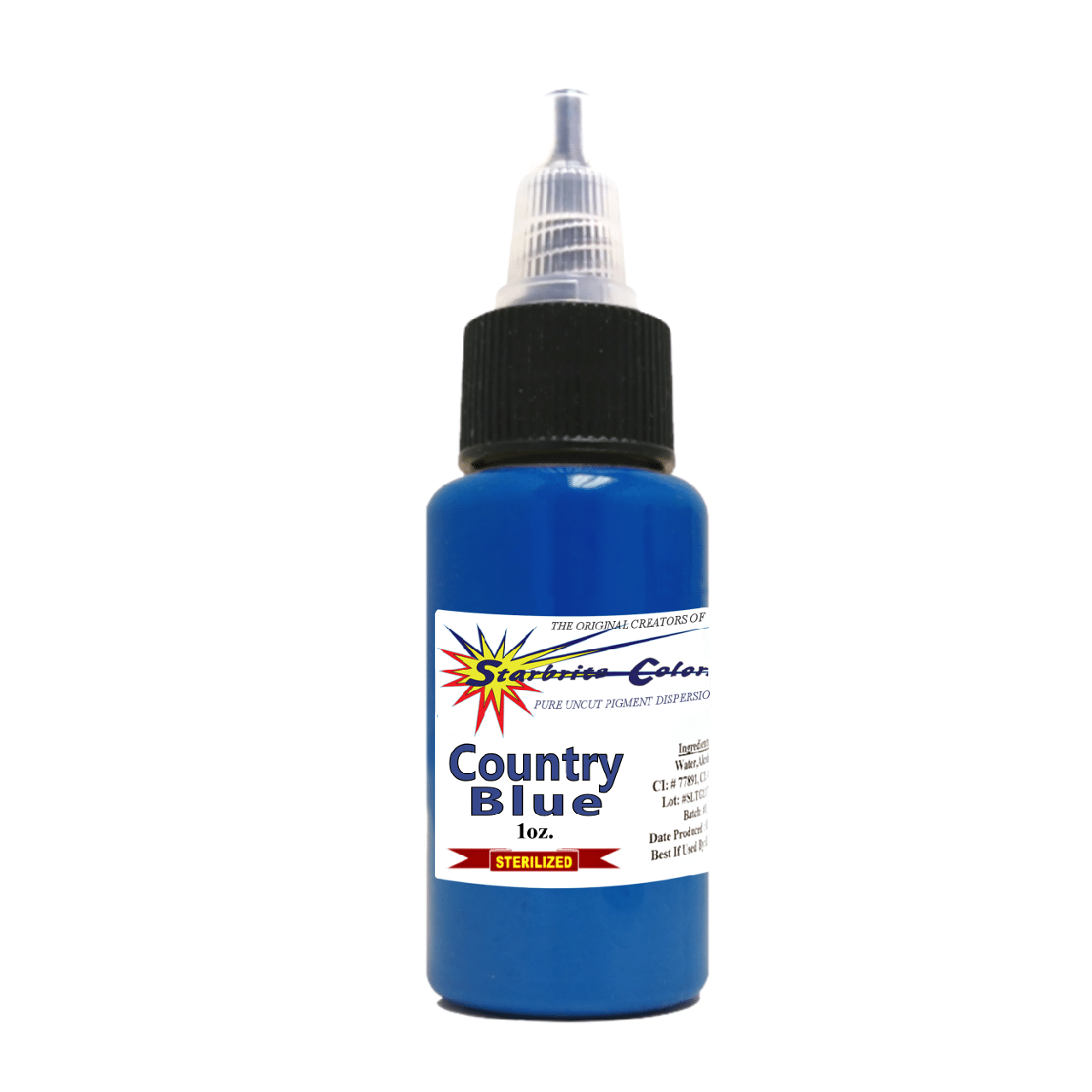 

Стерилизованные чернила для татуировки Starbrite Country Blue 15ml 1oz