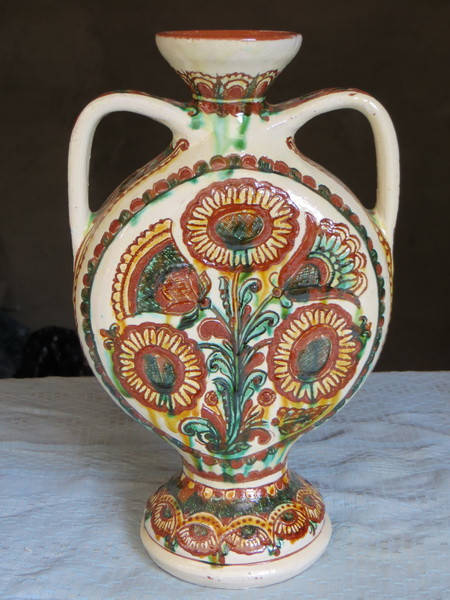 

Куманець посудина для спиртних напоїв 26 см "Косівська кераміка" ручний розпис