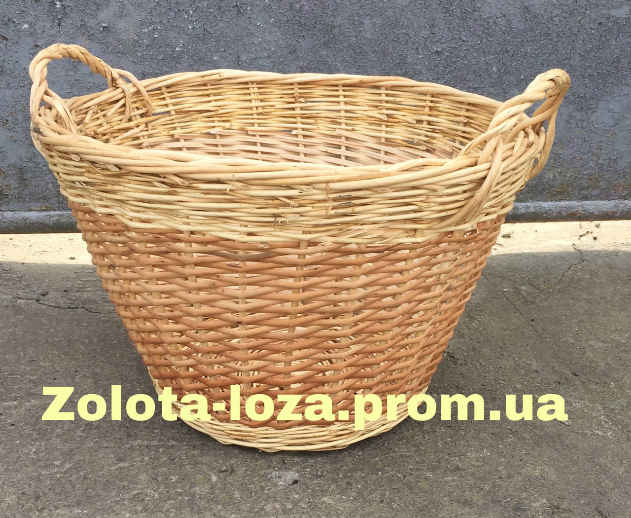 

Корзина из лозы для дров "Хозяюшка" Арт:Н 022