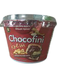 

CHOCOFINI Чокофини шоколадно-арахисовая паста 200г 24шт в упаковке