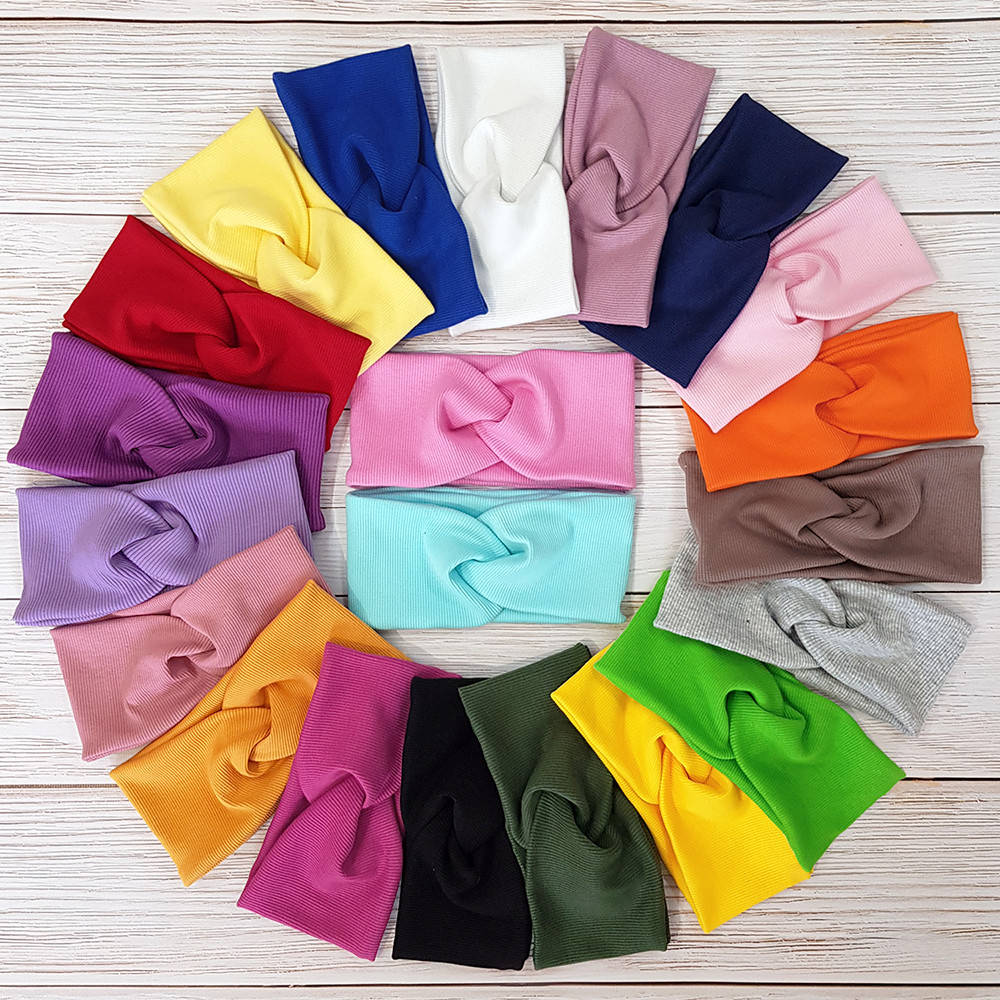 

Трикотажная повязка в рубчик от 1,5 года и на взрослых, Разные цвета