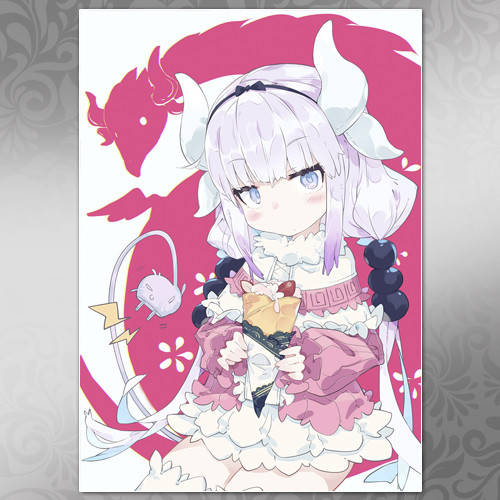 

Плакат Аниме Kobayashi-san Chi no Maid Dragon 12