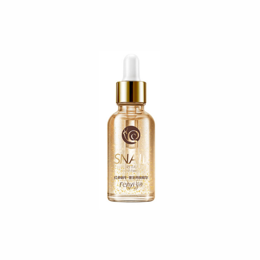 

Сыворотка для лица с экстрактом улитки и 24К золота Fenyi Snail Nourish Essence