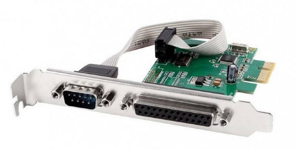 

Адаптер Контролер Gembird PEX-COMLPT-01. PCI-Express для COM-порту і LPT-порту (код 125174)