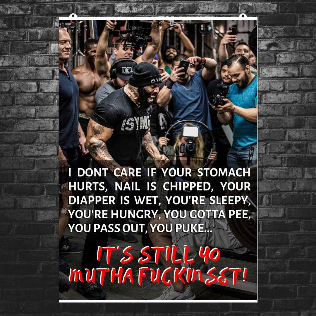 

Постер "It's still your set! - C.T. Fletcher". Флетчер мотивирует. Размер 42x30см (A3). Полуглянец
