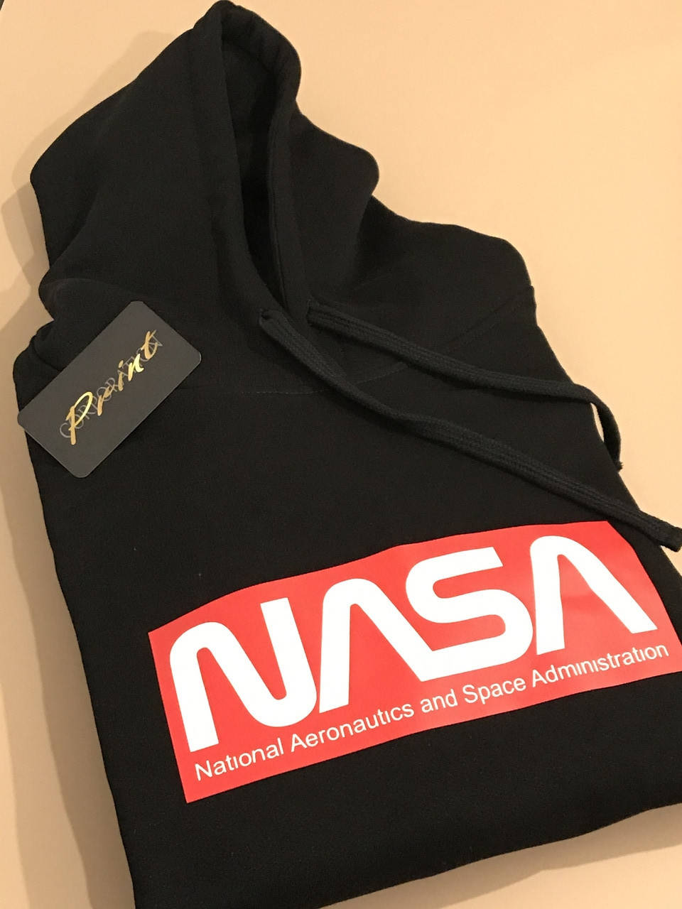 

Толстовка премиум качества NASA, Черный