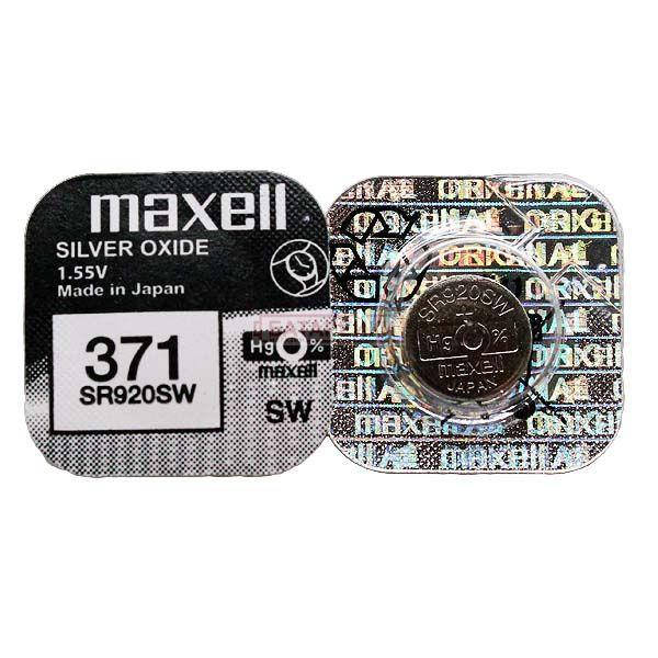 

Серебряно-оксидная батарейка Maxell "таблетка" SR920SW 1шт/уп