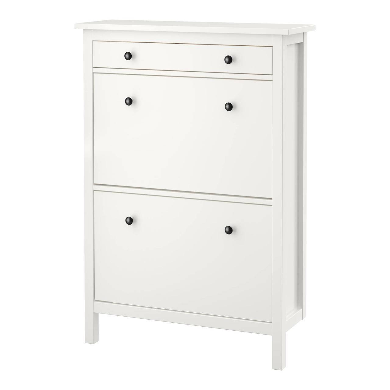 

IKEA HEMNES (201.695.59) Шкаф для обуви, 2 отделения, белый