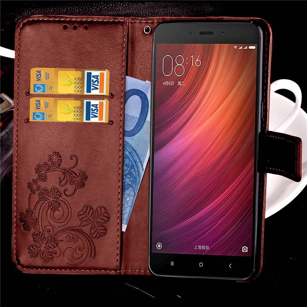 

Чехол Clover для Xiaomi Redmi Note 4X / Note 4 Global книжка коричневый женский