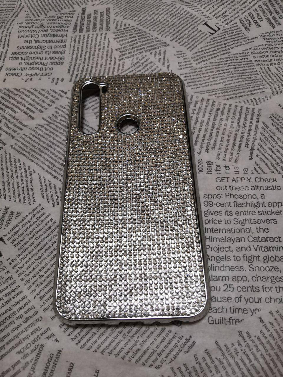 

TPU чехол накладка Камни Стразы для Xiaomi (Ксиоми) Redmi Note 8