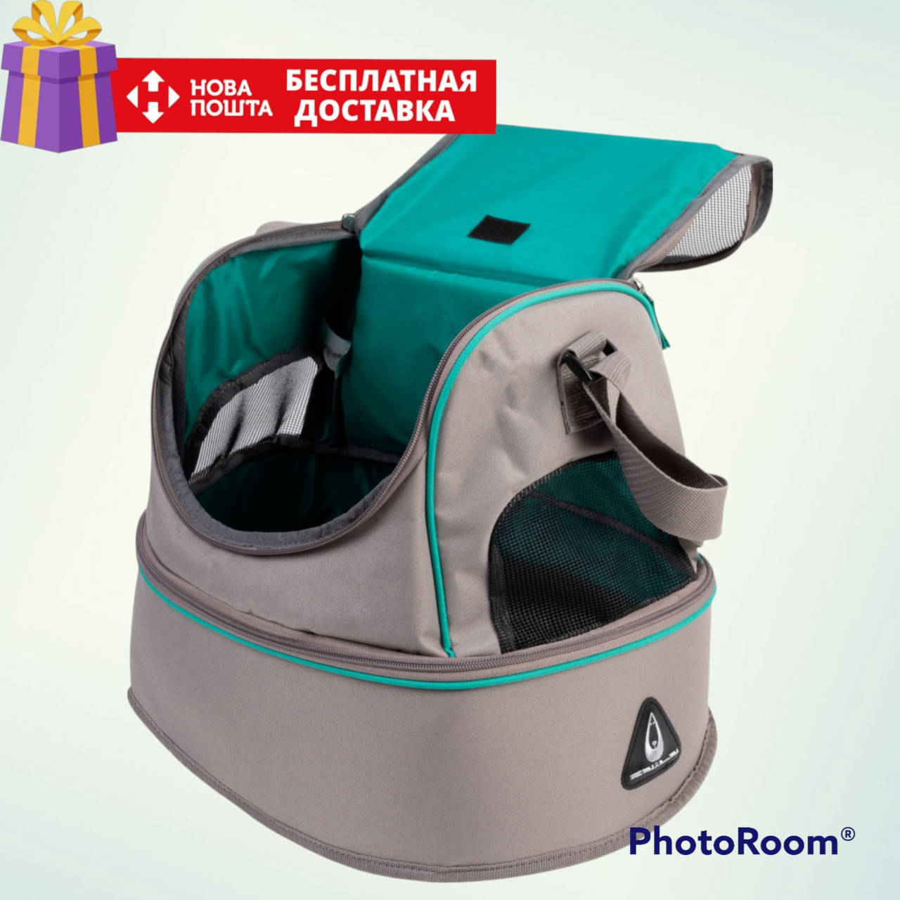 

Сумка-переноска 3в1 COLLAR 44*32*32, Светло-серый