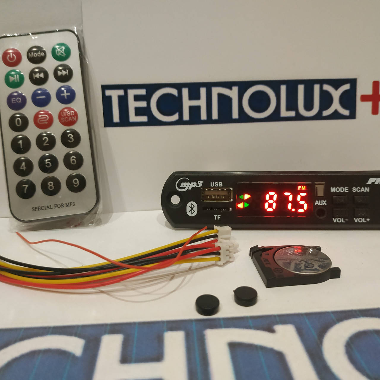 

ОРИГИНАЛ! Bluetooth плеєр 5V-15V Модуль FLACK MP3 МП3 декодер USB/SD/FM player