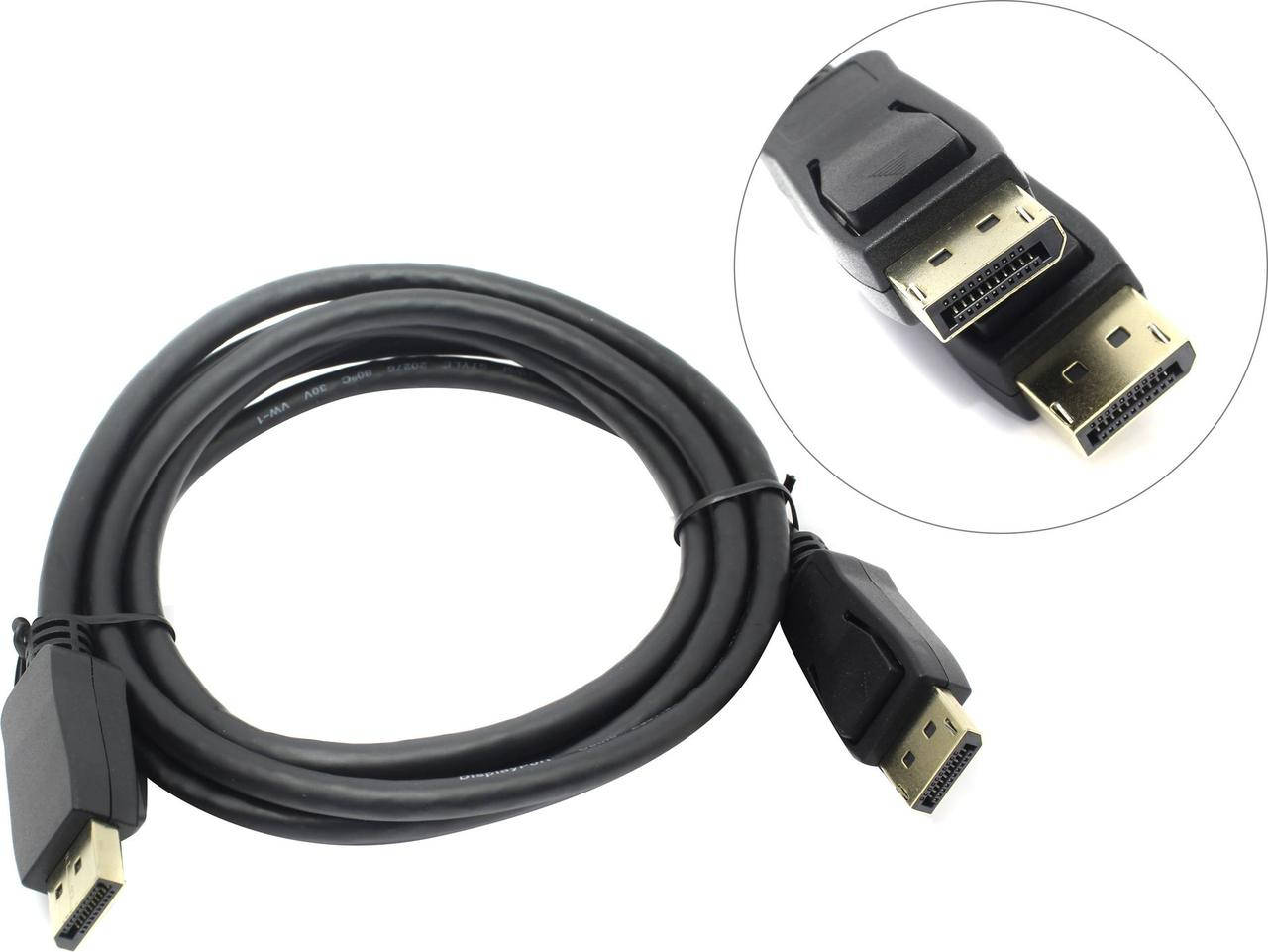 

Кабель Display Port (папа) на Display Port (папа) 2m, Черный