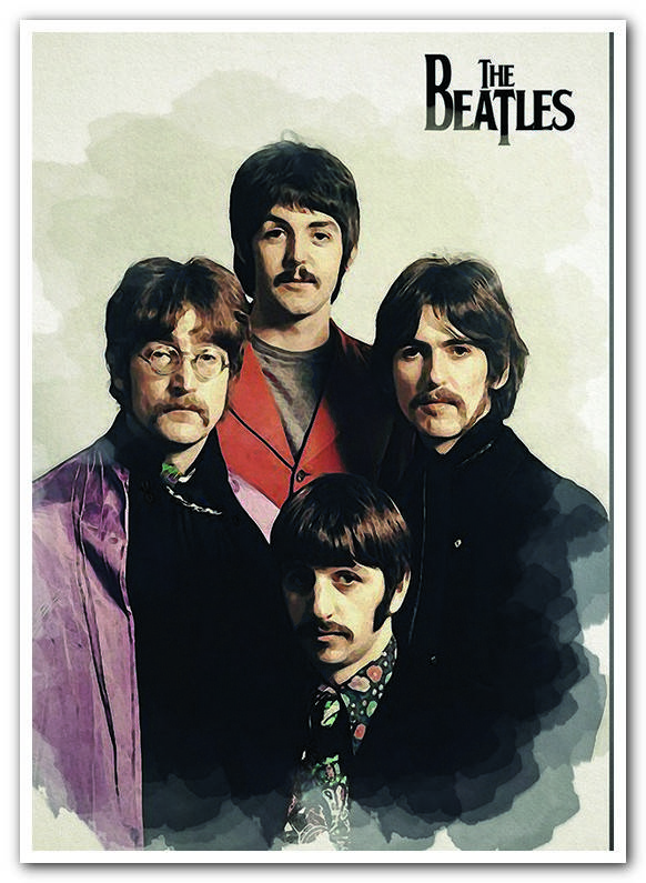 

The Beatles – Легендарная британская рок-группа плакат