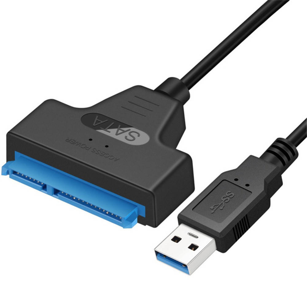 

Переходник U&P USB 3.0 - SATA 22pin 0.23 м Black (CC-U3TS3-BK)