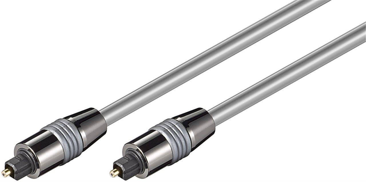 

Кабель аудіо оптичний Toslink 10.0m Goobay D=6.0mm Metal Chrome Серебряный(75.05.0572)
