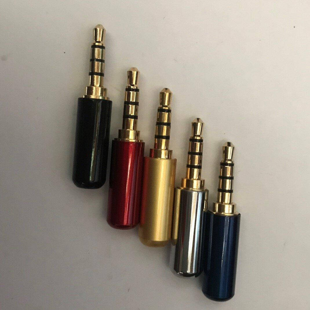 

Штекер 3,5мм 4pin, малый корпус, чёрный цена за 1 штуку