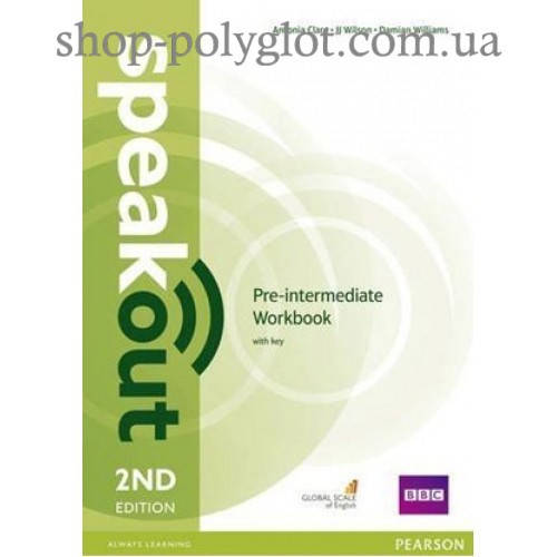 

Рабочая тетрадь Speakout (2nd Edition) Pre-Intermediate Workbook with Key