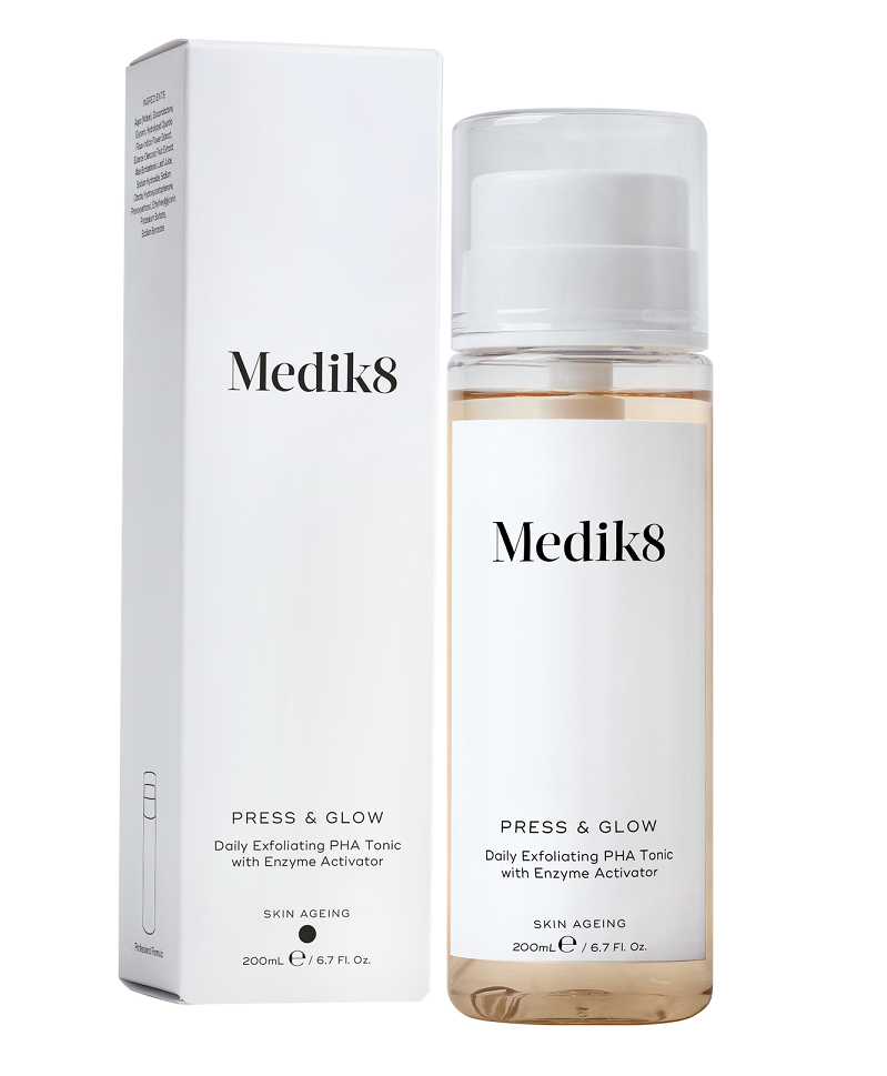 

Ежедневный отшелушивающий тоник с РНА и активатором ферментов - Medik8 Press & Glow