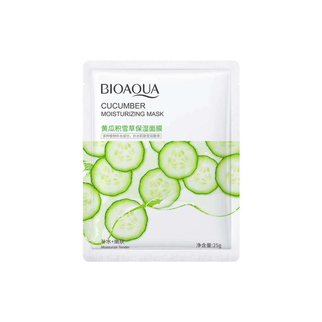 

Маска для лица екстрактом огурца Bioaqua Cucumber Moisturizing Mask
