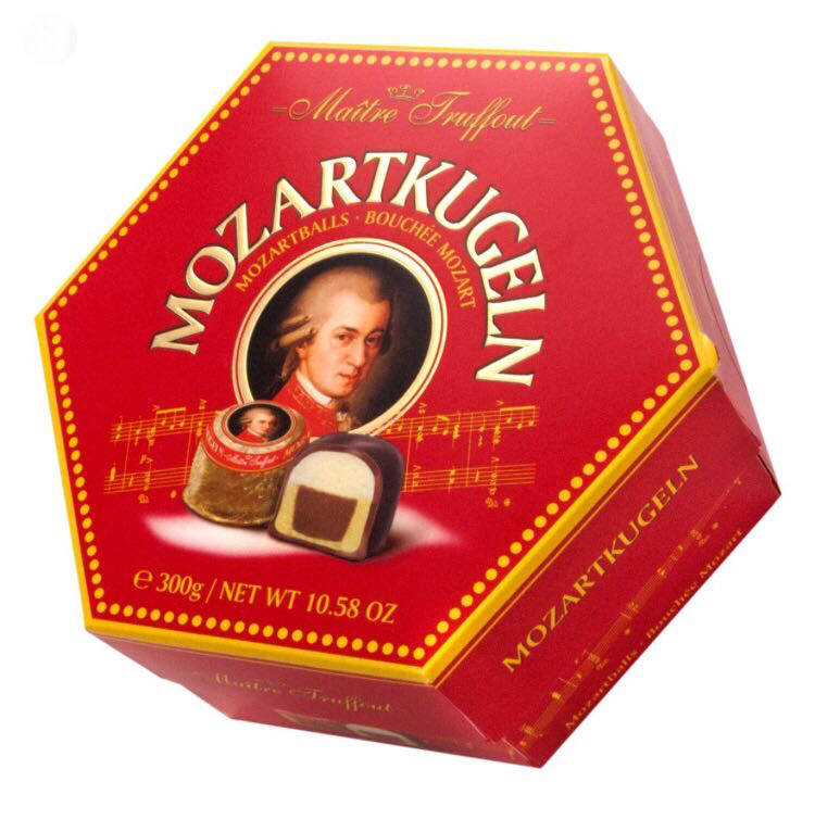 

Шоколадные конфеты Maitre Truffout Mozartkugeln 300 г