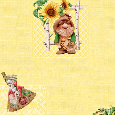 

Обои Моющиеся Континент 2130 Домовенок 0,53м X 10,05м Желтый 2000000412320