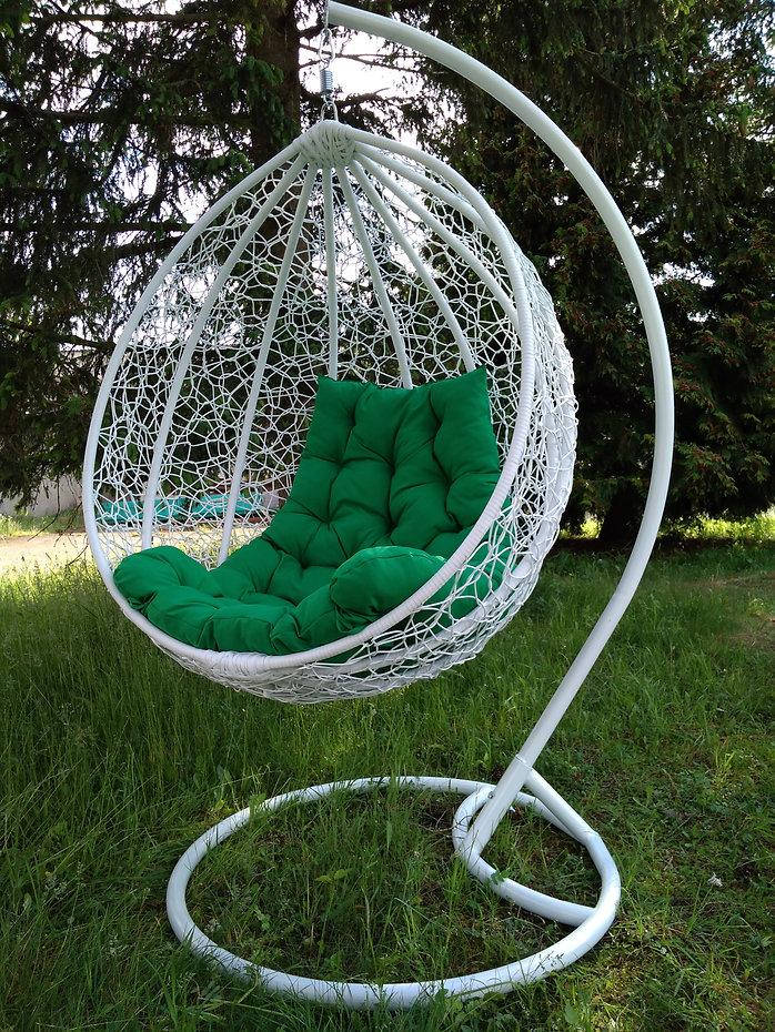 

ПОДВЕСНЫЕ КАЧЕЛИ-КОКОН TOMA (БЕЛЫЙ ИСКУССТВЕННЫЙ РОТАНГ)