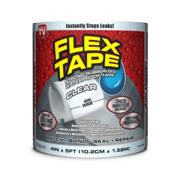 

Скотч лента Flex Tape сверхпрочная водонепроницаемая 10х150 см прозрачная 02042