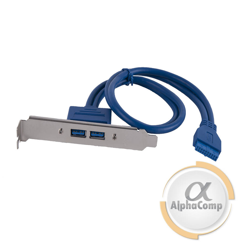 

Планка задняя в системный блок USB 3.0 (2 порта), Синий