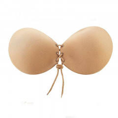 

Бюстгальтер невидимка с push up Fly Bra Капля (А, В, С, D) черный, бежевый В, Бежевый