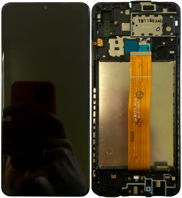 

Дисплей Samsung A022F Galaxy A02 тачскрин модуль черный отличный в рамке