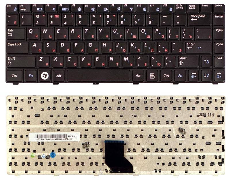 

Клавиатура для ноутбука Samsung (R518) Black, RU, Черный