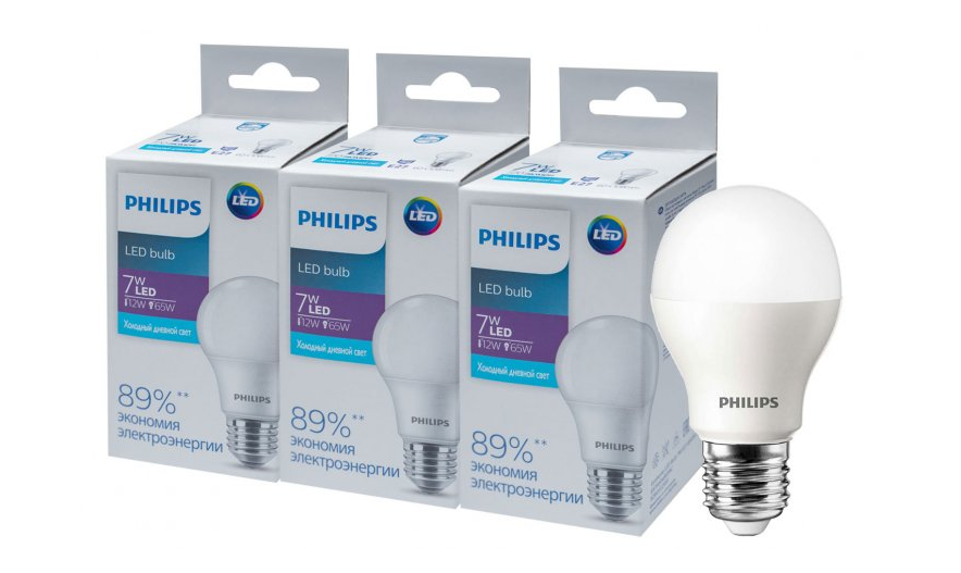 

Светодиодная лампа Philips Ecohome LED Bulb 7W E27 6500K 1PF/20RCA