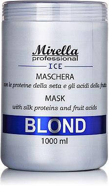 

Маска для волос Mirella Blond Ice с протеинами 1000 мл