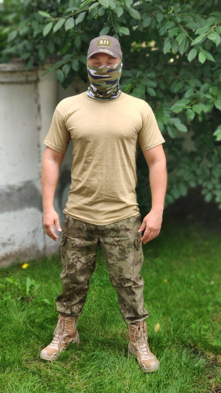 

Військова футболка SINGLE SWORD. койот XXL