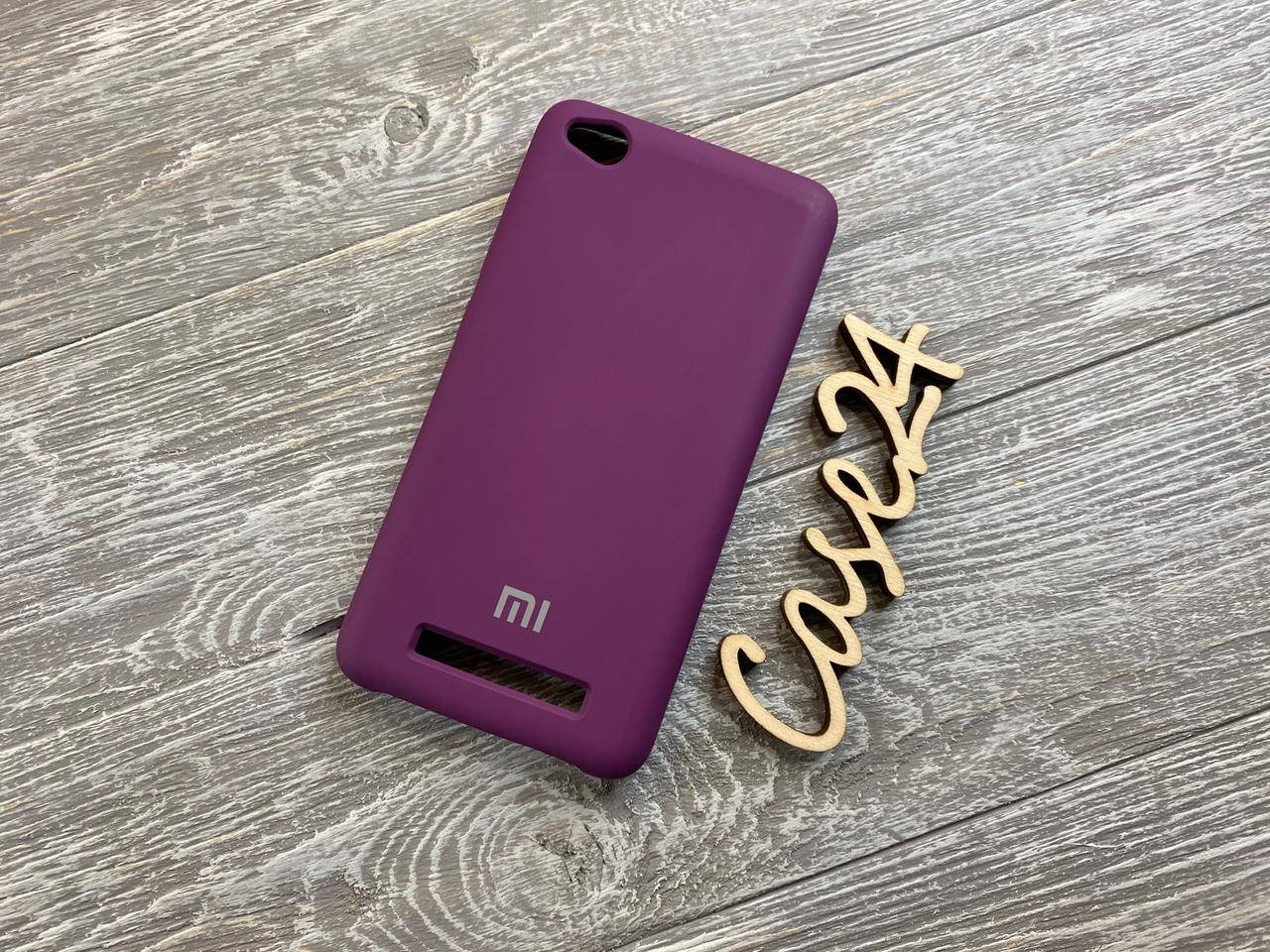

Чехол Soft touch для Xiaomi RedMi 4A (8 цветов) баклажановый