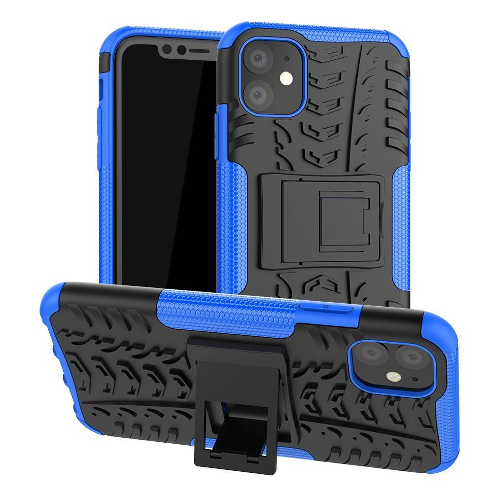 

PC + TPU чехол Armor на iPhone 11 (на айфон 11) синий
