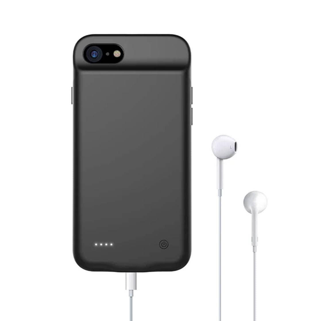 

Чехол-аккумулятор 3200мА PowerCase для iPhone 6/6S/7/8 Чехол-Повербанк, Черный
