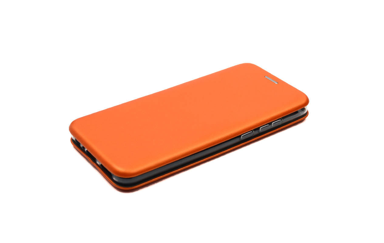 

Чехол книжка Level для Huawei Y6P Экокожа Оранжевый